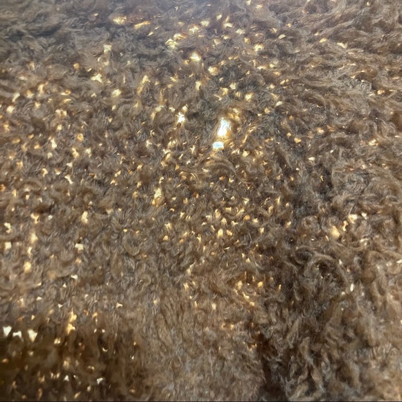 Vince Teddy Long Open-Front Cardigan Dark Camel - Picture 11 of 11